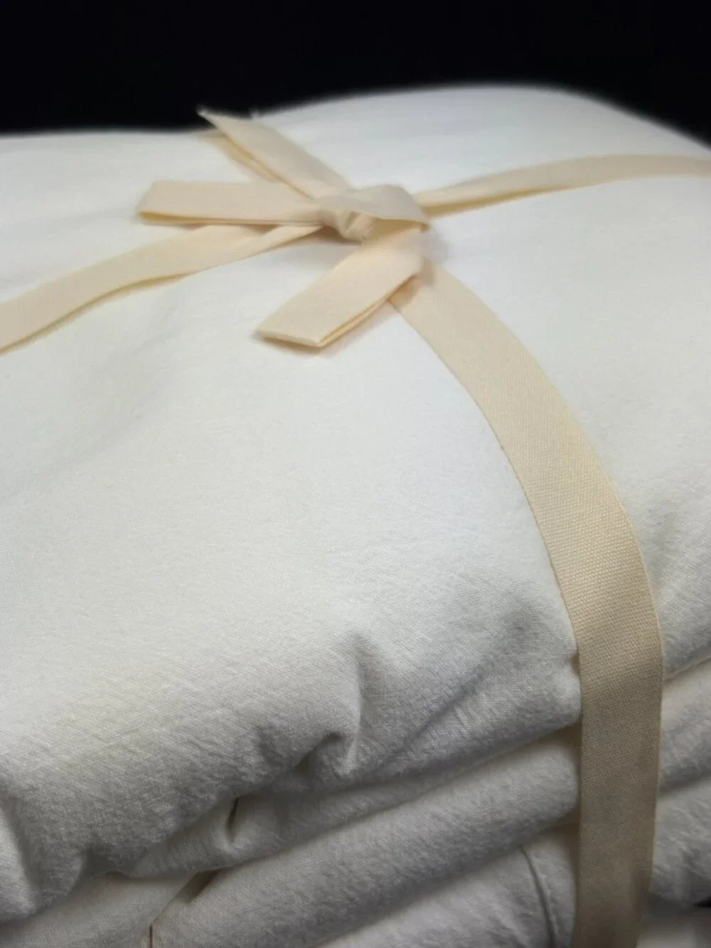Home Collection King/Cal King Cotton Duvet Cover (No Comforter) Beige